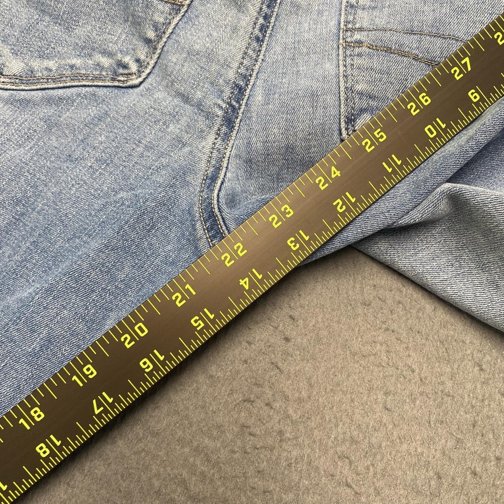 American Eagle Jeans Womens 12 Short Light Wash Artist Crop Next Level Stretch - Picture 8 of 11
